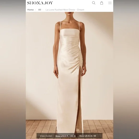 Shona Joy | Dresses | La Lune Ruched Maxi Dress | Poshmark